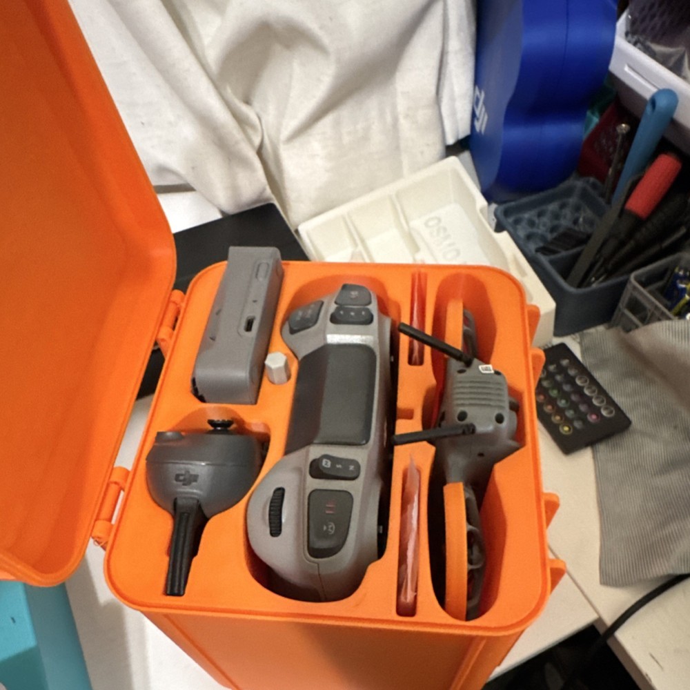 DJI Orange Black Hard Case Protective Storage for neo 2 fpv combo