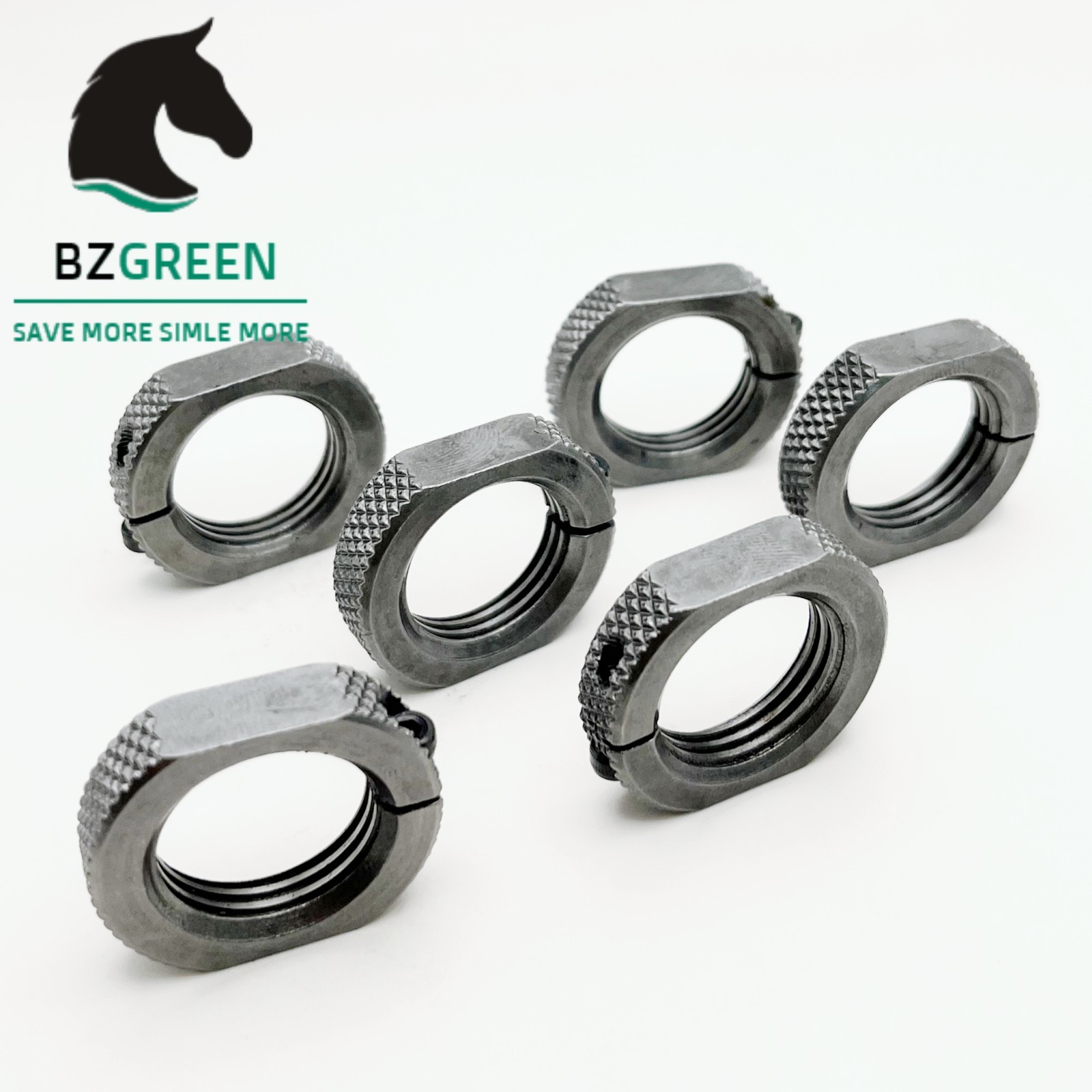 6 Pack Lock Rings Compatible with Hornady 7/8-14 Threaded Dies, High-Grade Steel