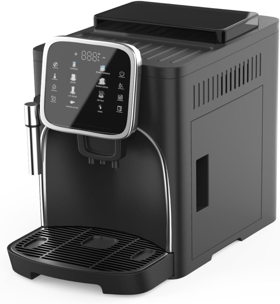 Super Automatic Espresso Machine with Grinder - Espresso Maker with Steam wand