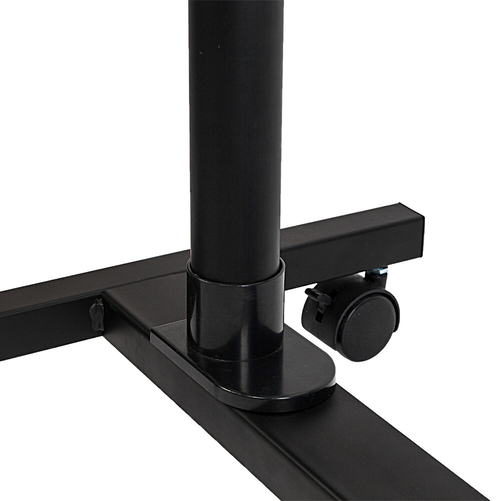 Laptop Table 4-Wheel Multifunctional Flat Surface Lifting Style Computer Desk US