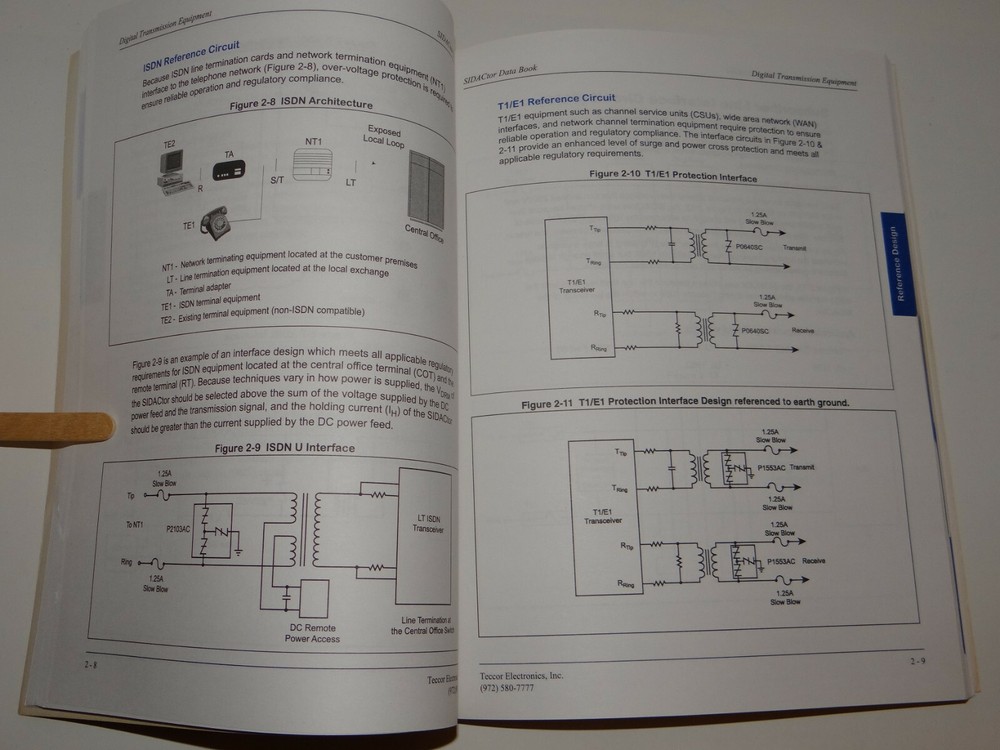 1998 SIDACtor DATA BOOK Teccor Electronics Inc. SIEBE Group Company