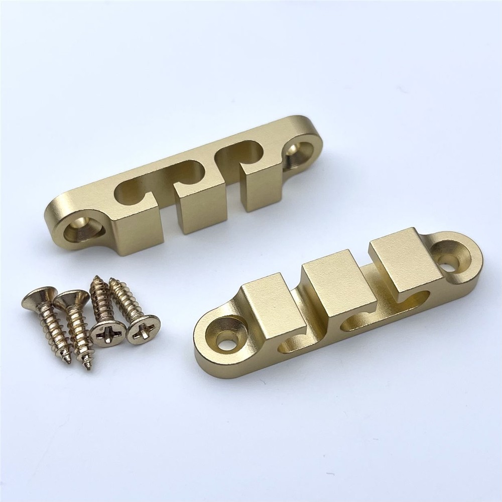 2×Aircraft Aluminum 3 String Bass String Retainer String Guide Fit Hipshot 3SRGD