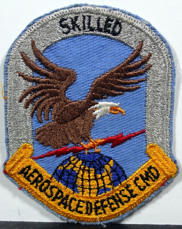 US Air Force Aerospace Defense Command ADC Skilled Full Color Insignia Patch