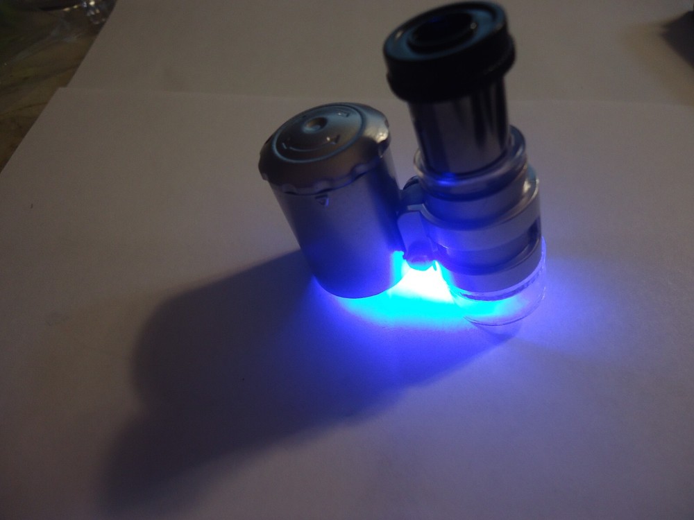 1- 60x microscope blue light white light with cases#4