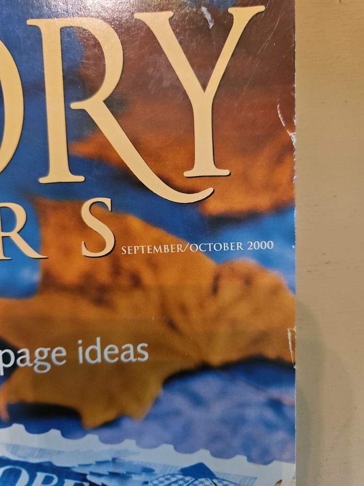 Memory Makers Magazine Sept/Aug 2000 Issue Scrapbooking