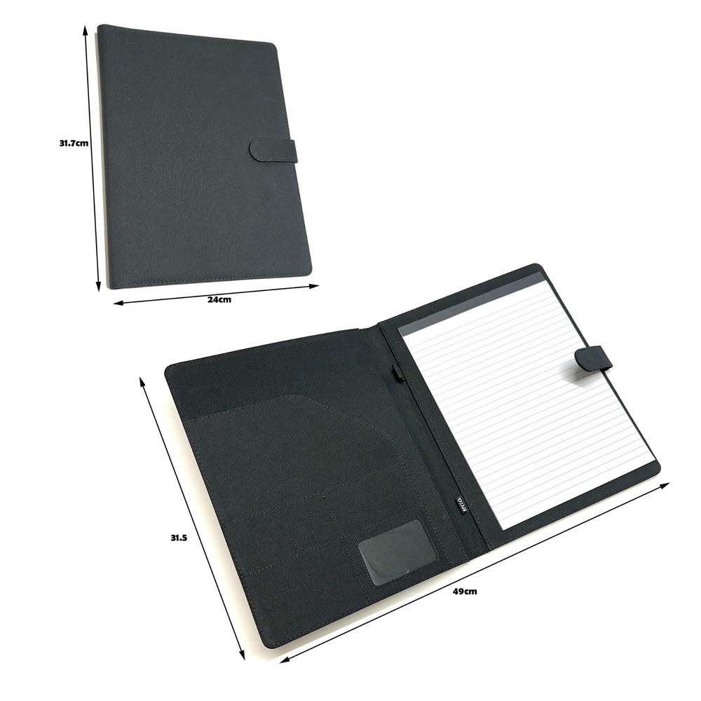 A4 Conference Folder Business Document Case Bag Portfolio with Notepad