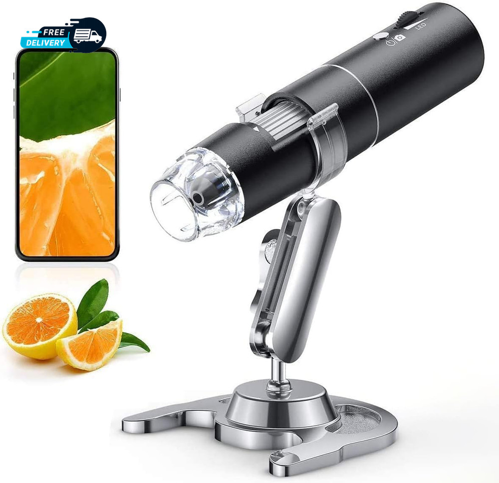 Wireless Digital Microscope 50 1000 Magnification Wifi Portable Handheld
