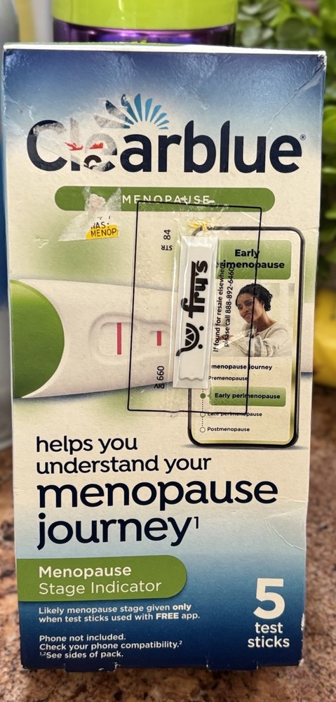 Clearblue Menopause Stage Indicator - 5 Test Sticks Exp 6/30/26