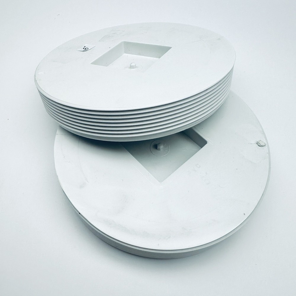 2-PACK 6" PVC COUNTERSUNK PLUG THREADED SDR35