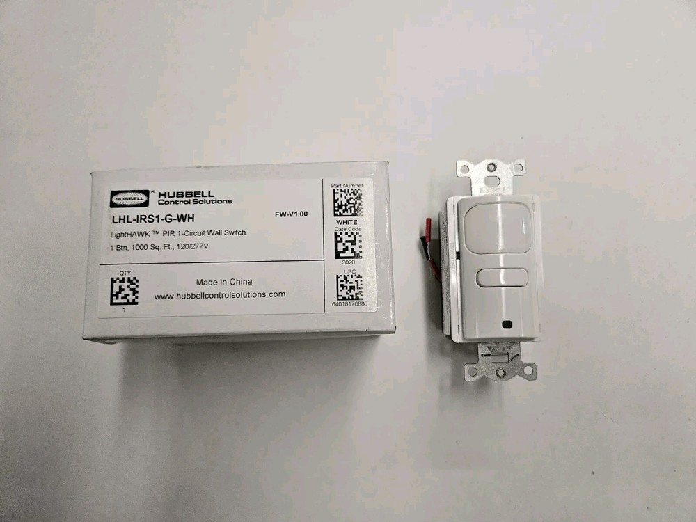 LHL-IRS1-G-WH LIGHTHAWK 1 CIRCUIT WALL SWITCH