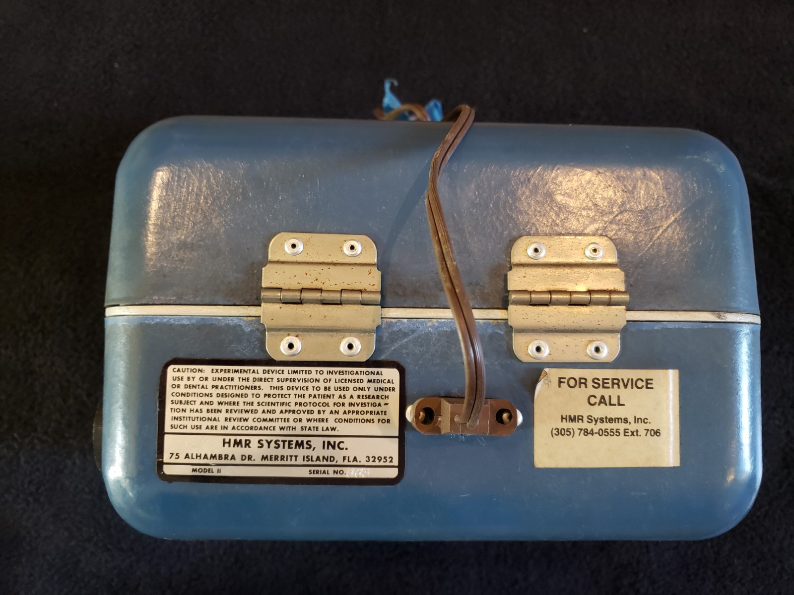 Vintage Ack-U-Meter Quackery Medical Machine Model II, HMR Systems. Works!