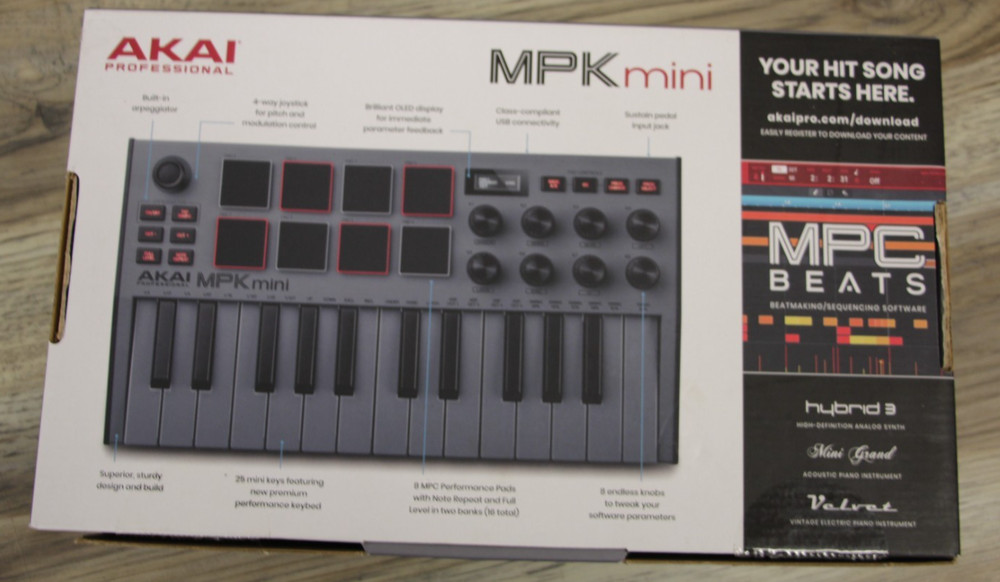 Akai Professional MPK MK3 Mini 25-Key MIDI/USB Controller Special Edition Grey