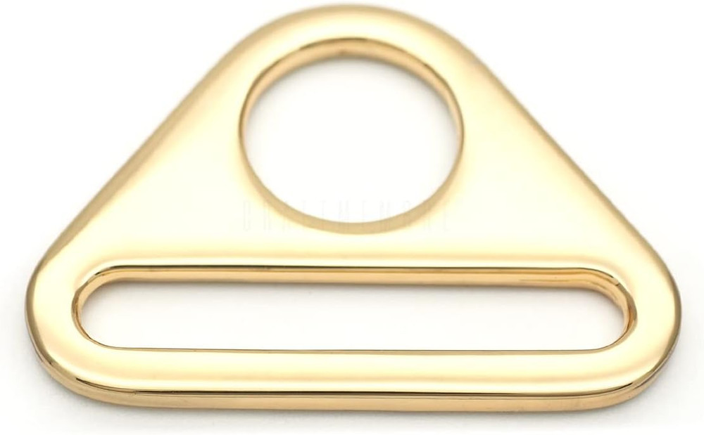 4Pcs Triangle Ring Adjusters D-Rings Adjustment Buckle for Sewing Bag Strap Webb
