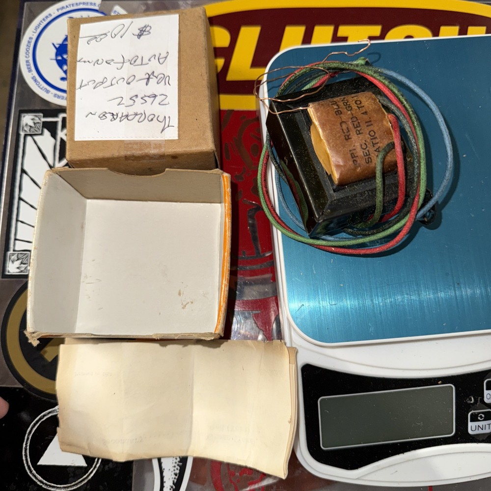 NOS Thordarson 26S52 VERTICAL OUTPUT TRANSFORMER