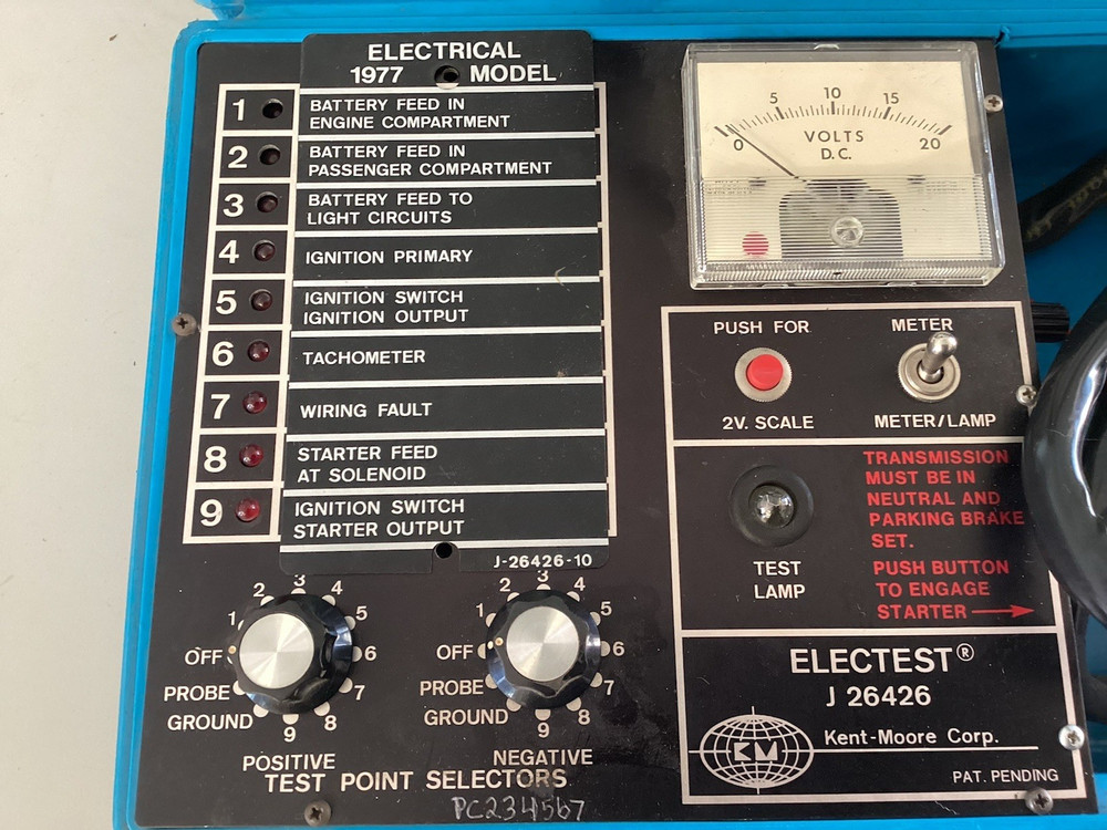 J-26426 Electest electric system tester for pre aldl