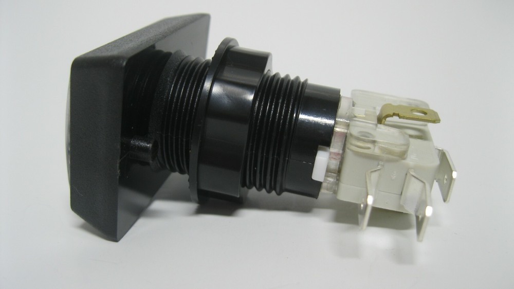 Dixie Narco soda vending machine live display selection button white rectangular