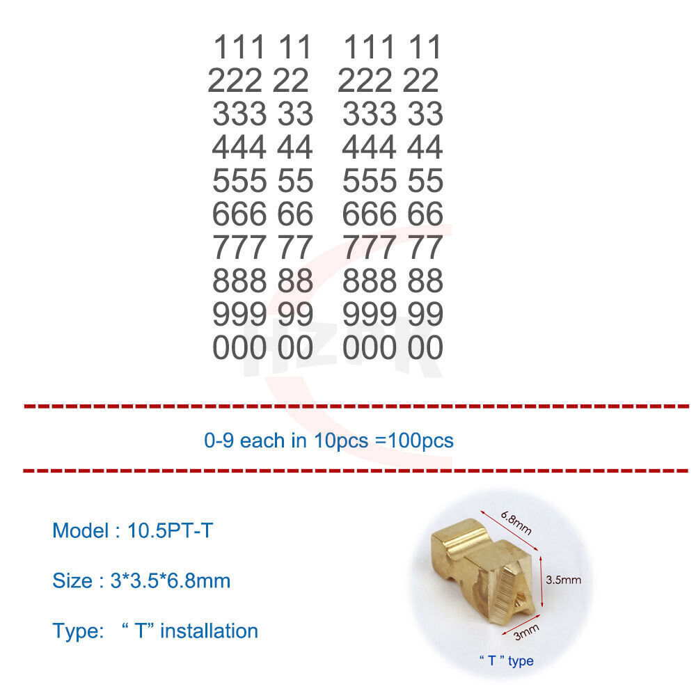 Letter Holder for Batch Coding Machine DK1100/DS1108 Solid Ink Character/Letter