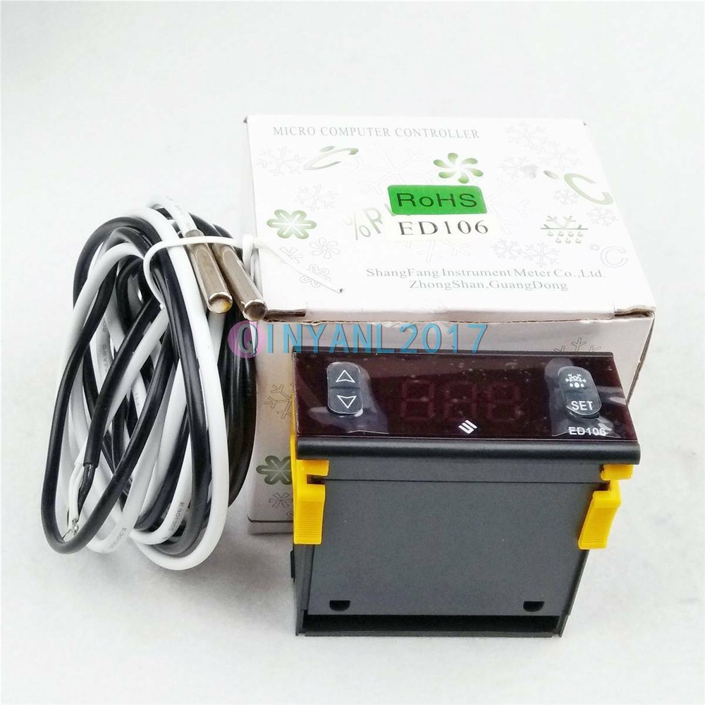 1PC New SHANGFANG ED-106 ED106 Digital Thermostat Temperature Controller