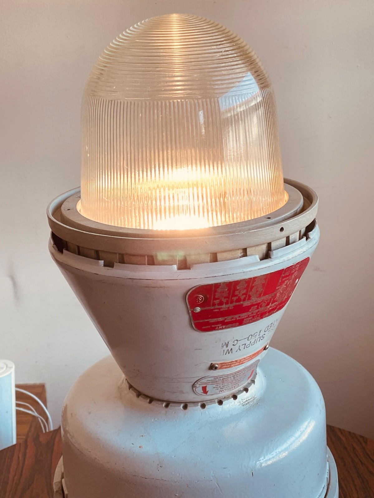 Table Lamp Appleton Codemaster, converted to regular bulbs Explosion proof
