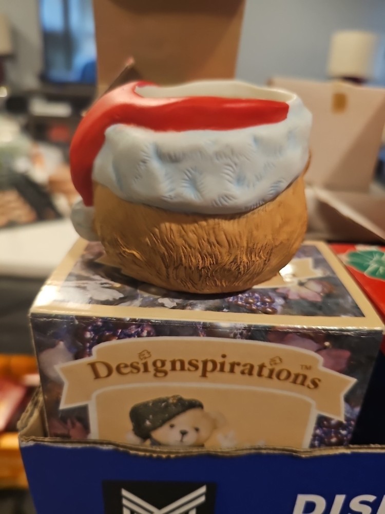 Santa Chipmunk Candleholder