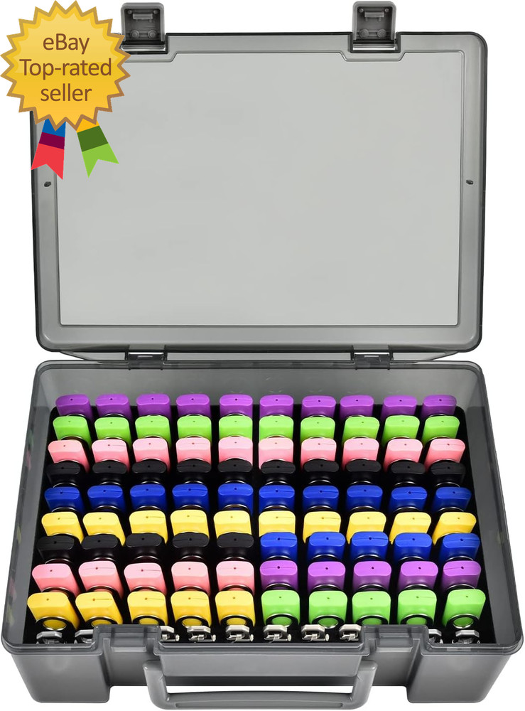 Flash Drive Case USB Memory Stick SD Card Storage Organizer- Holds 104Pcs