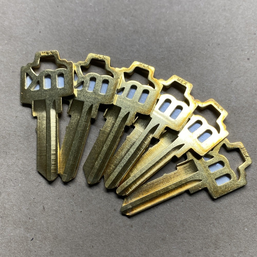 6PCS MINUTE KEY BLANK KEY BRASS 989396