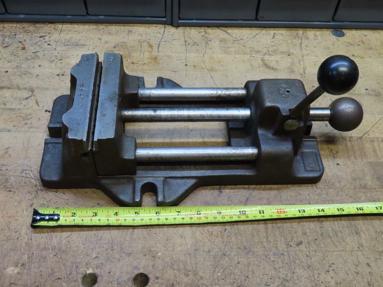Heinrich 6SV Grip Master Speed vise 6" jaw width 6" opening Cam-action lever