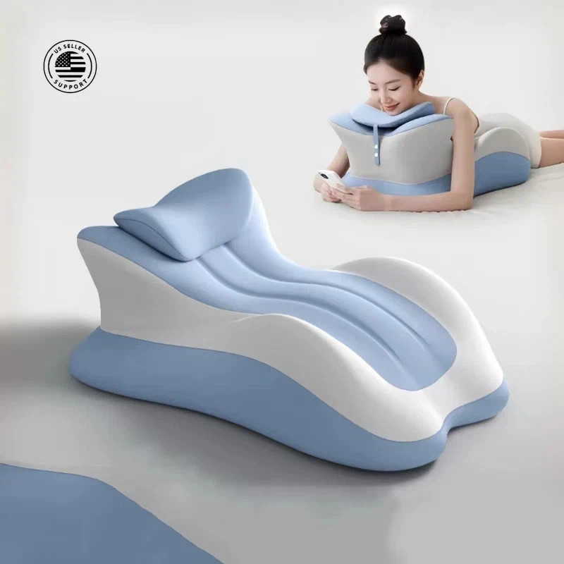 Couples Support Pillow Memory Foam Cushion for Intimacy Comfort & Back Support
