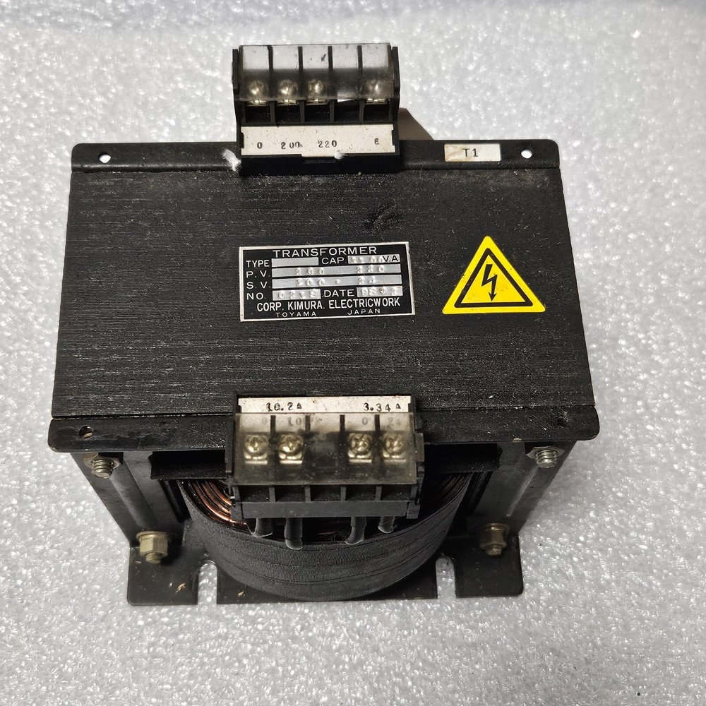 CORP. KIMURA. ELECTRICWORK 021S TRANSFORMER