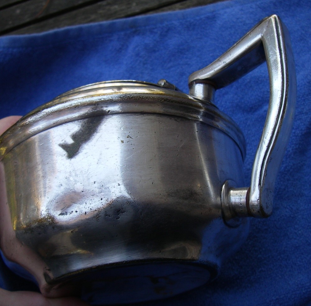 Vintage HOTEL WARE Silverplate TEAPOT-Heavy-AS IS-NR