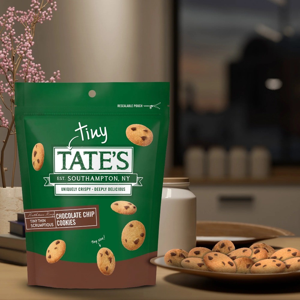 (2 pack) Tate's Bake Shop Tiny Chocolate Chip Cookies, 5.5 oz