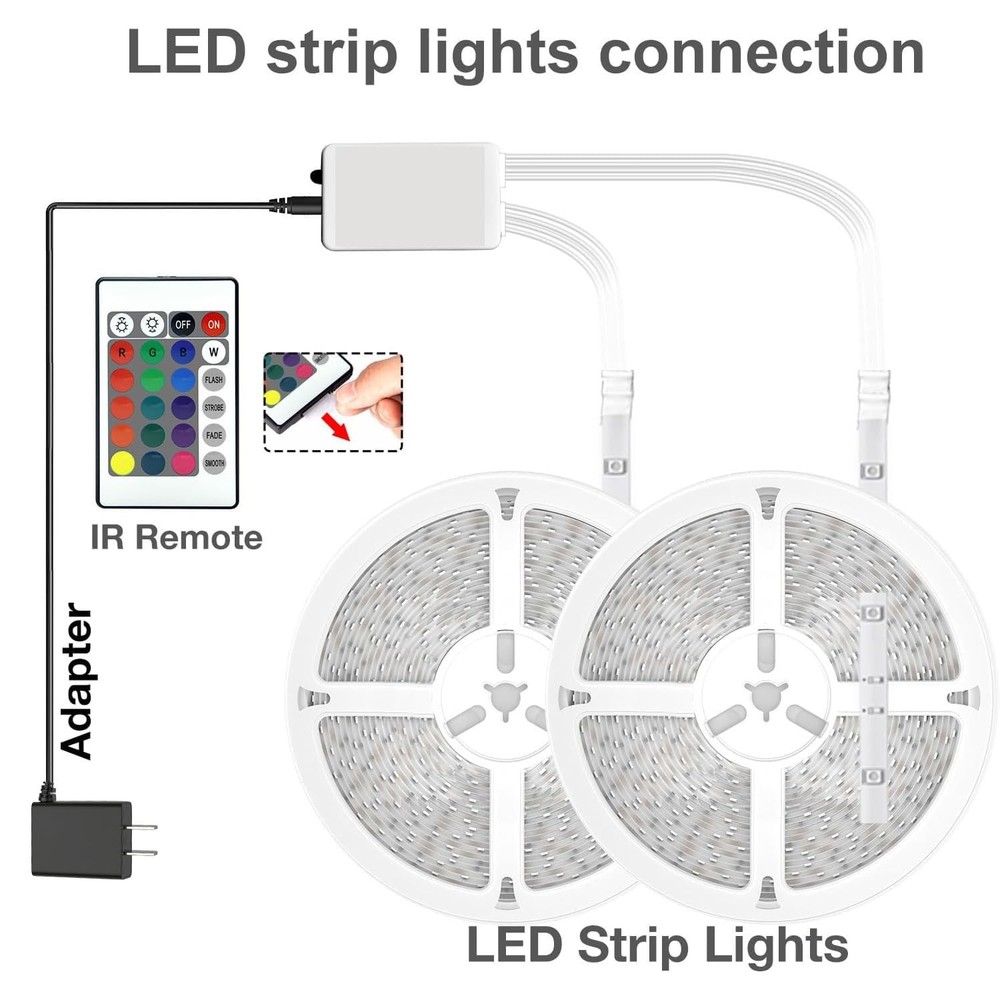 dalattin Led Lights for Bedroom 200ft, Smart 200FT(Bluetooth), Multicolor
