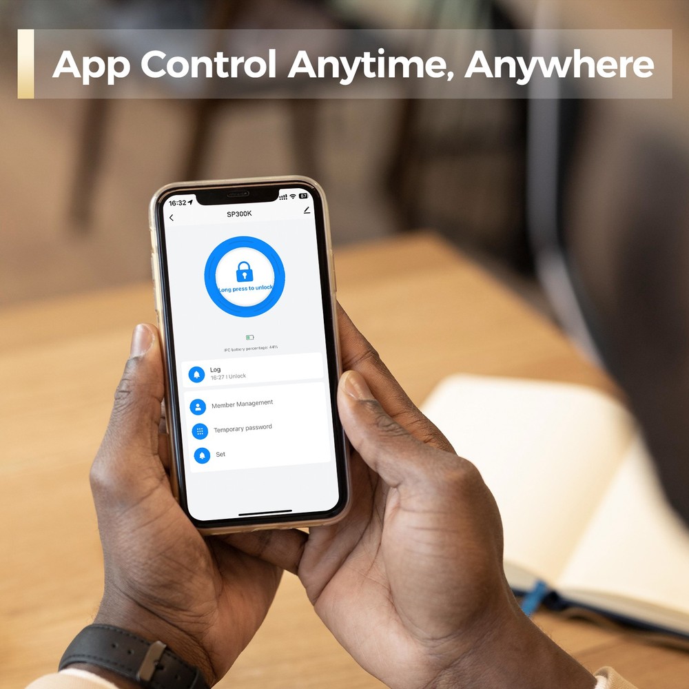 ARPHA Keyless Entry Door Lock Palm Recognition Digital Keypad Deadbolt+Knobs APP