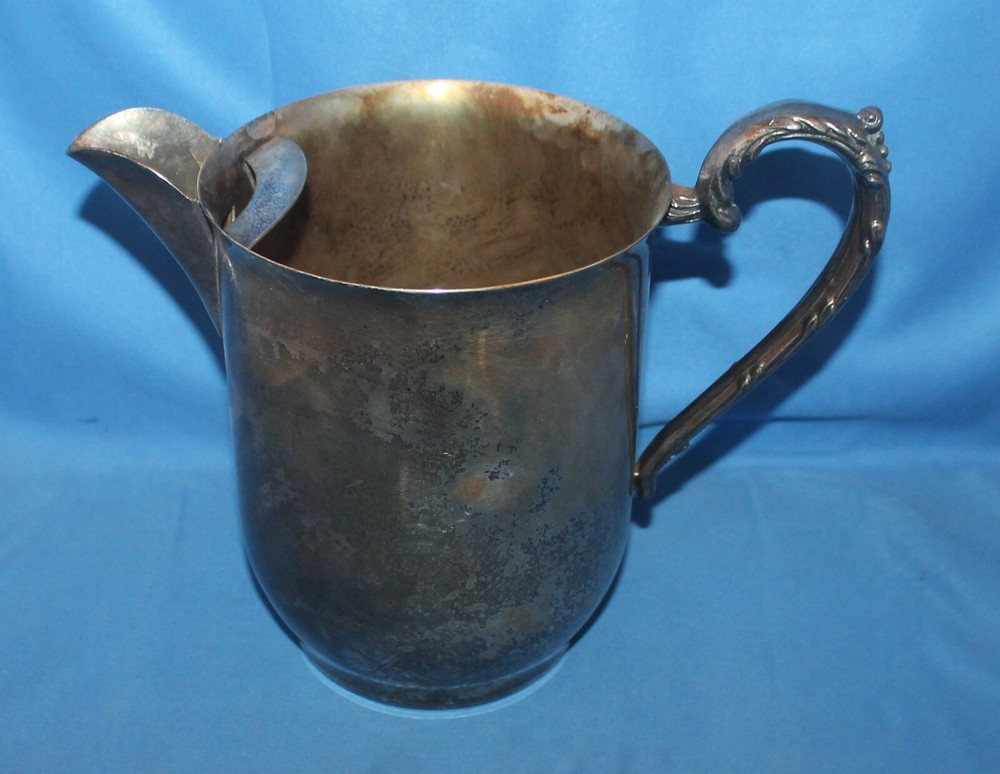 Sheridan Silver On Copper Water Pitcher