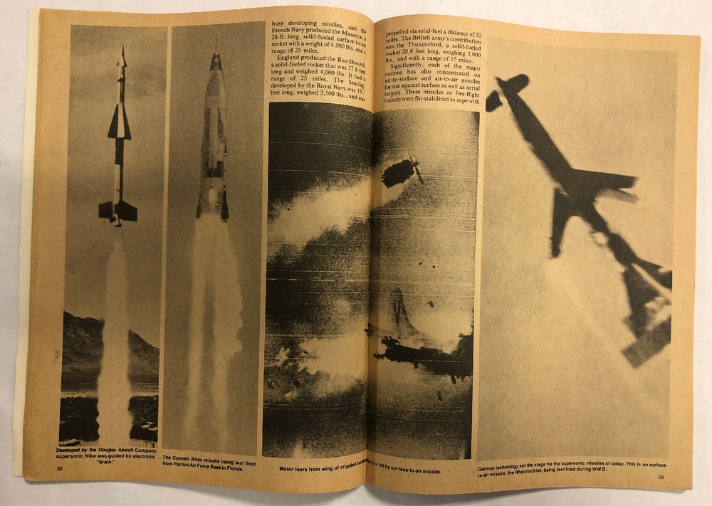 War Classics Supersonic Missiles & Jets Magazine August 1976 Issue