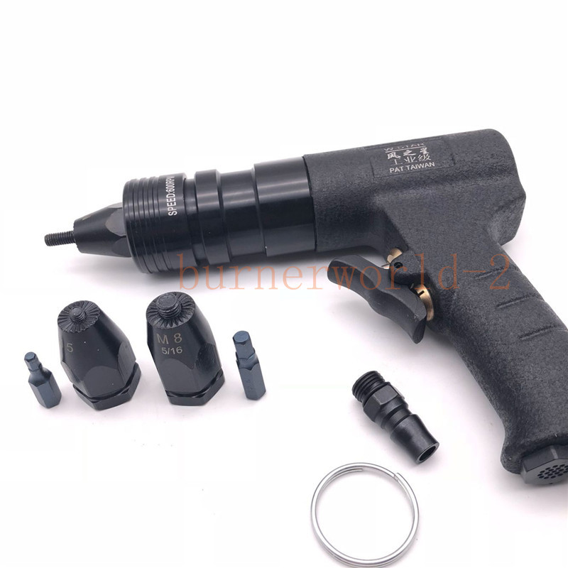 M5/M6/M8 Pneumatic Riveters Pneumatic Pull Setter Air Rivets Nut Gun SelfLocking