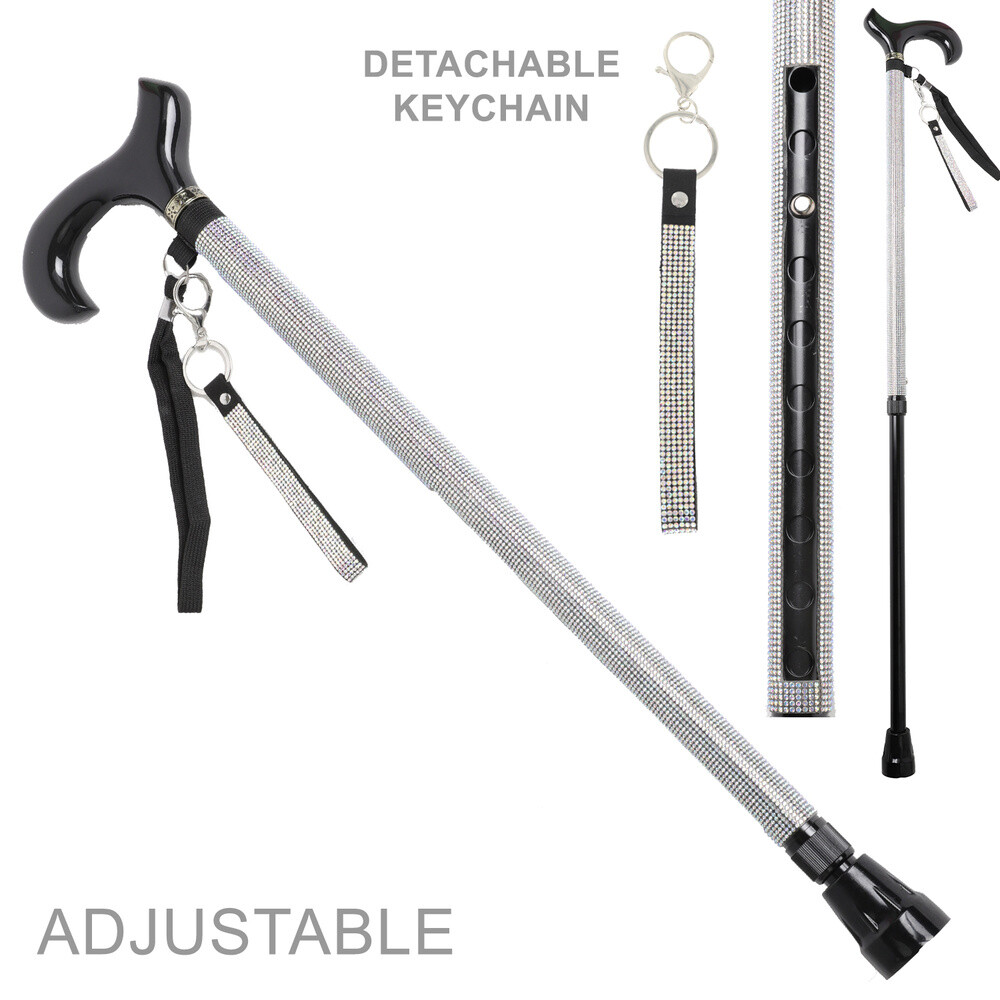 CANE rhinestone walking cane BLING ADJUSTABLE WALKING CANE