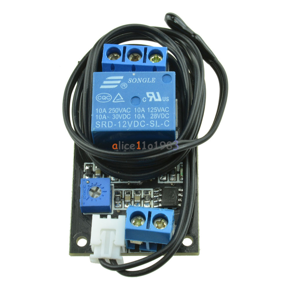 Control Switch 12V 1Channel Thermistor Relay Sensor Temperature Detection Module