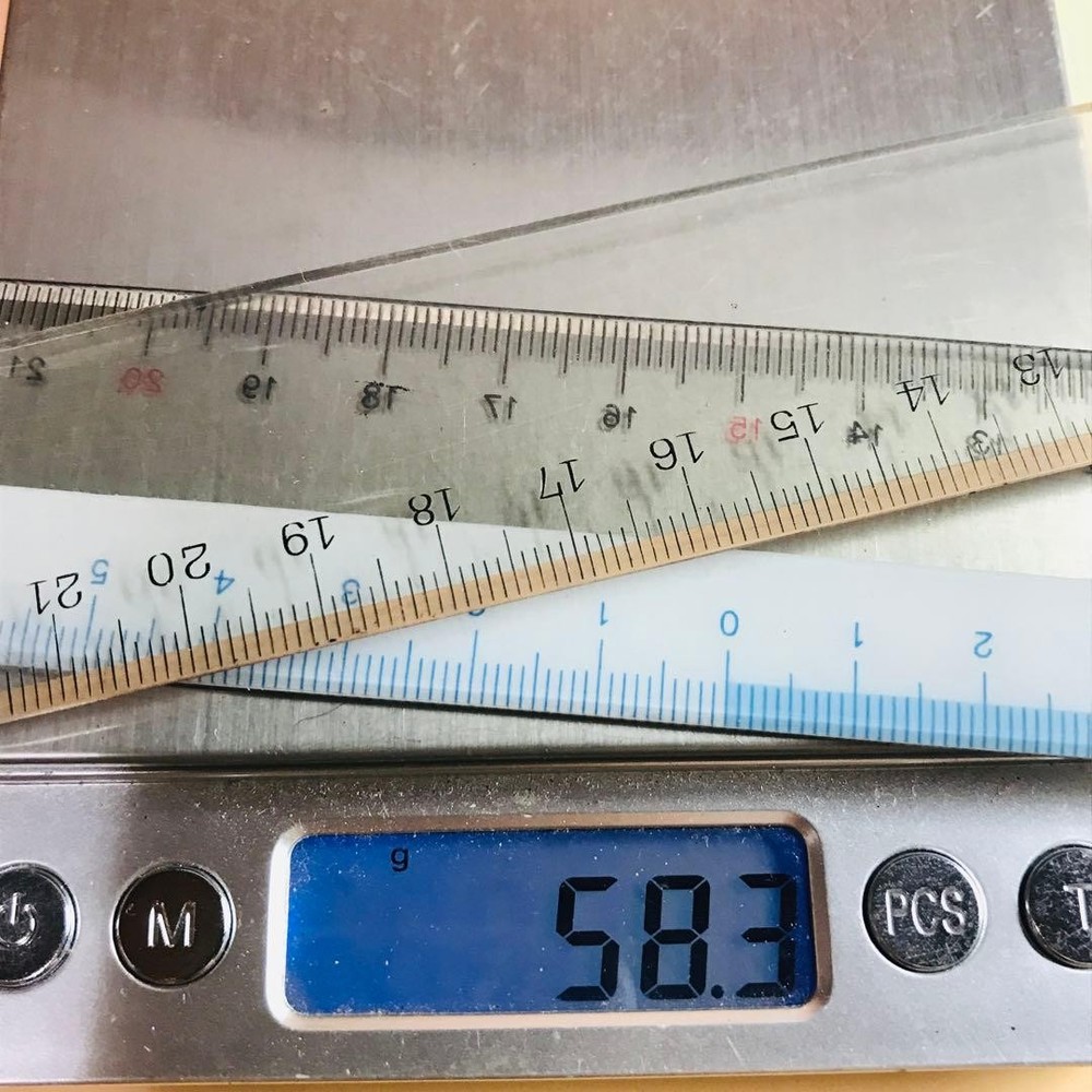 Linear ruler, 30cm, set of 2, ruler #3c8e18