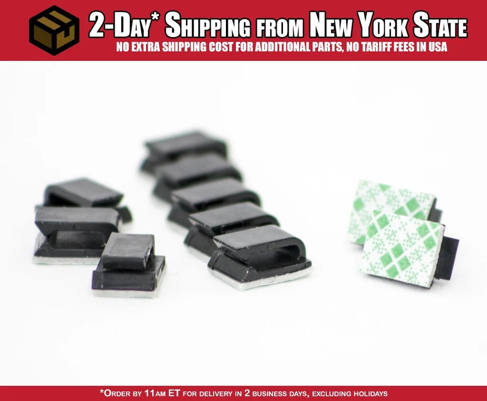 QS Stick-on Wire Mounting Clamp