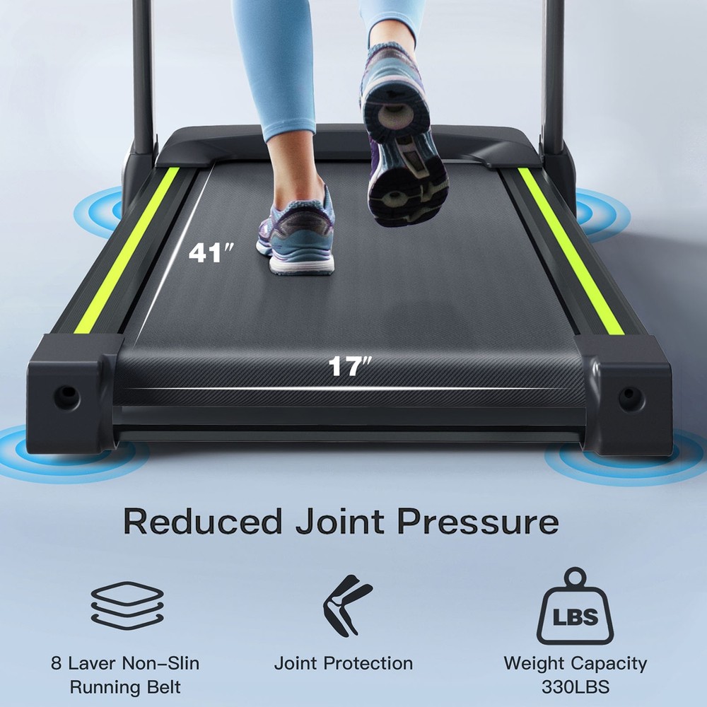 Foldable Under-Desk Treadmill For Home Use Remote-Controlled With LED Display