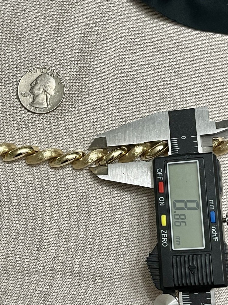 14k Solid Gold San Marco Bracelet