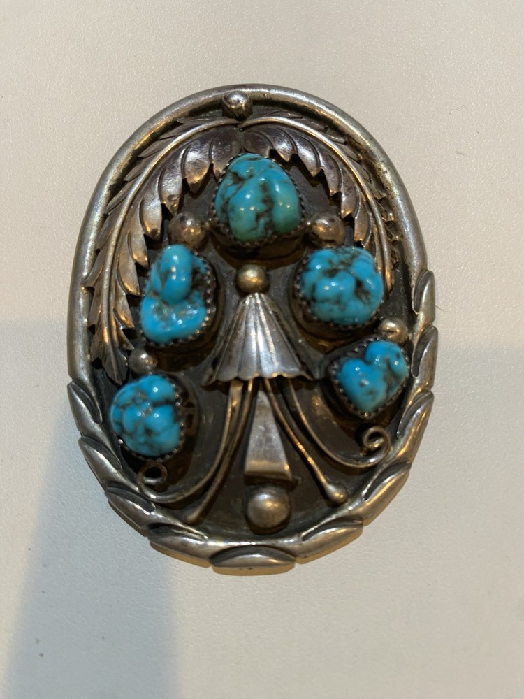 Large Sterling Indian Lariat