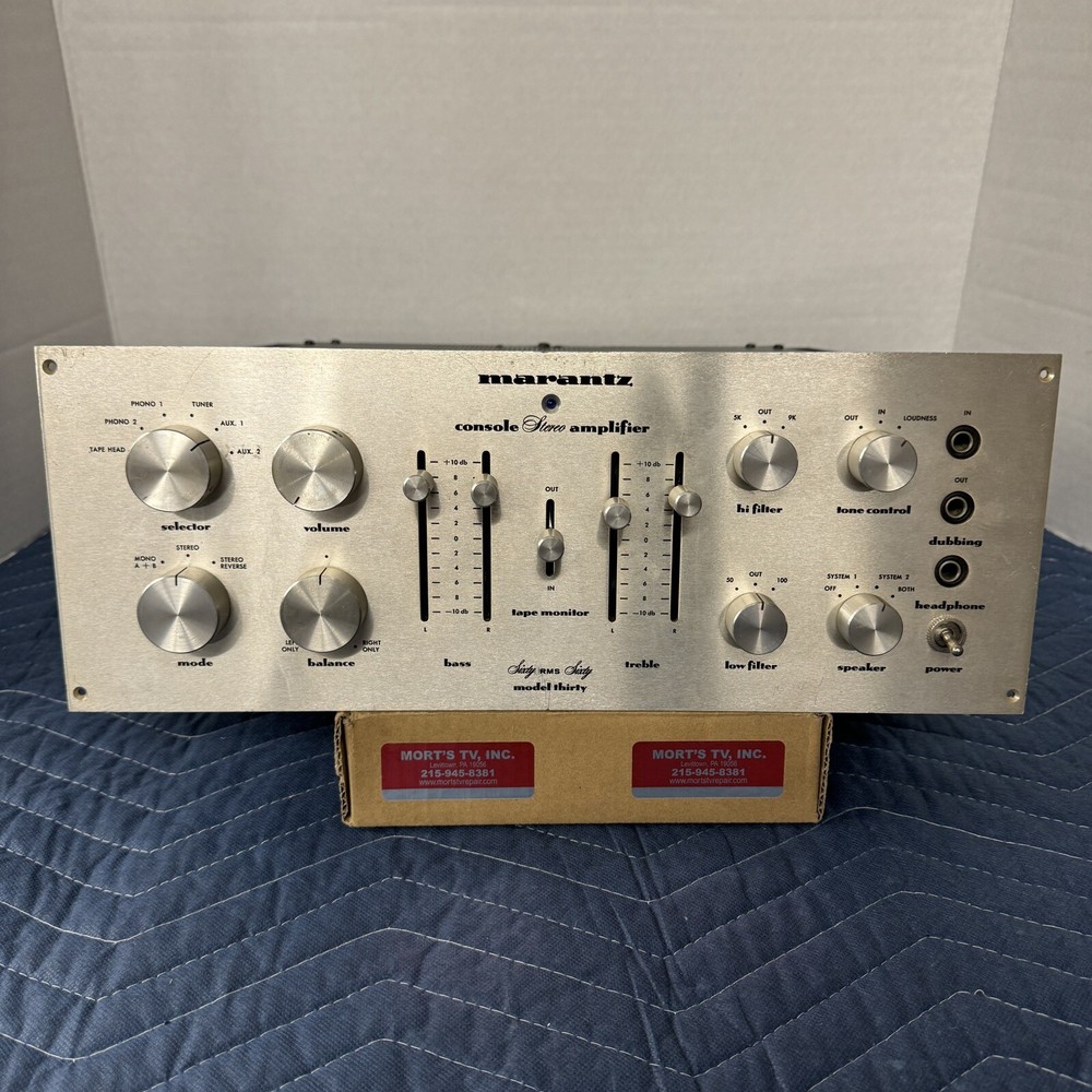 MARANTZ MODEL THIRTY INTEGRATED STEREO AMPLIFIER - SERVICED - CLEANED - TESTED