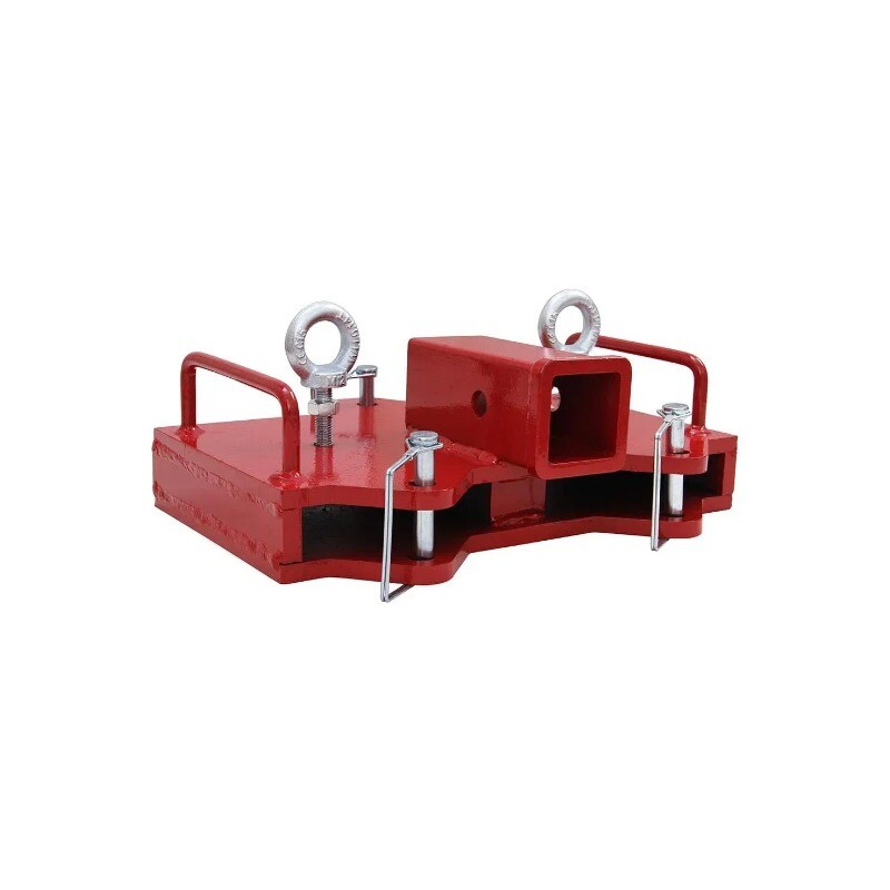 Insert 2" Forklift Hitch Receiver Pallet Forks Trailer Towing Adapter',