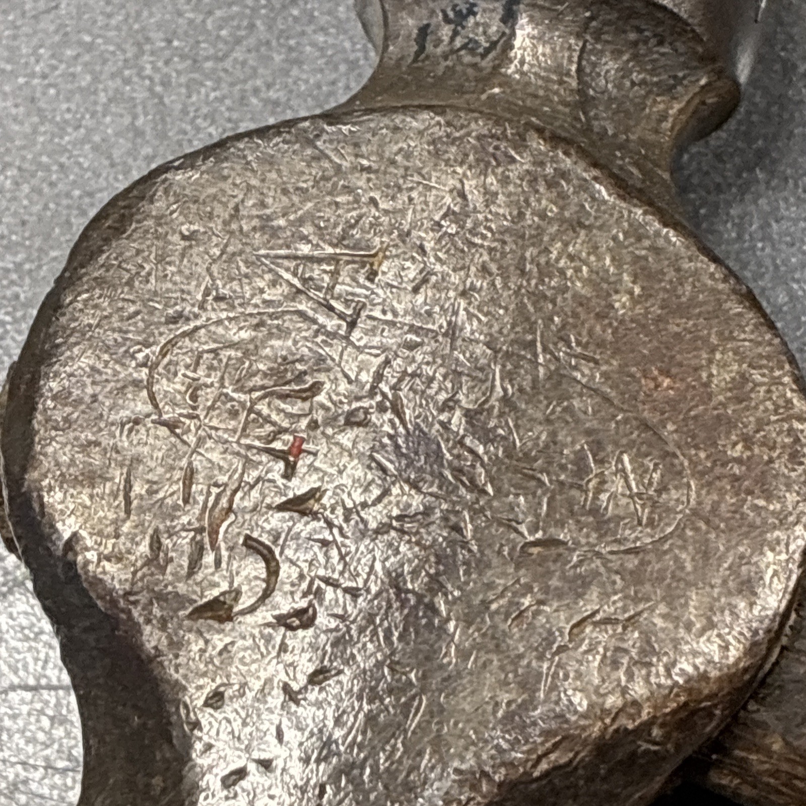 Vintage 1930’s Craftsman Ball Peen Hammer 20 Oz Head Oval Logo