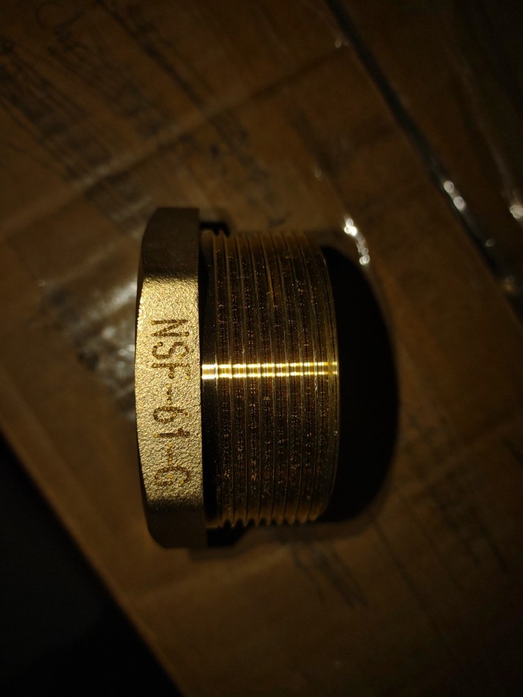 1 1/2 brass meter coupling  bushing