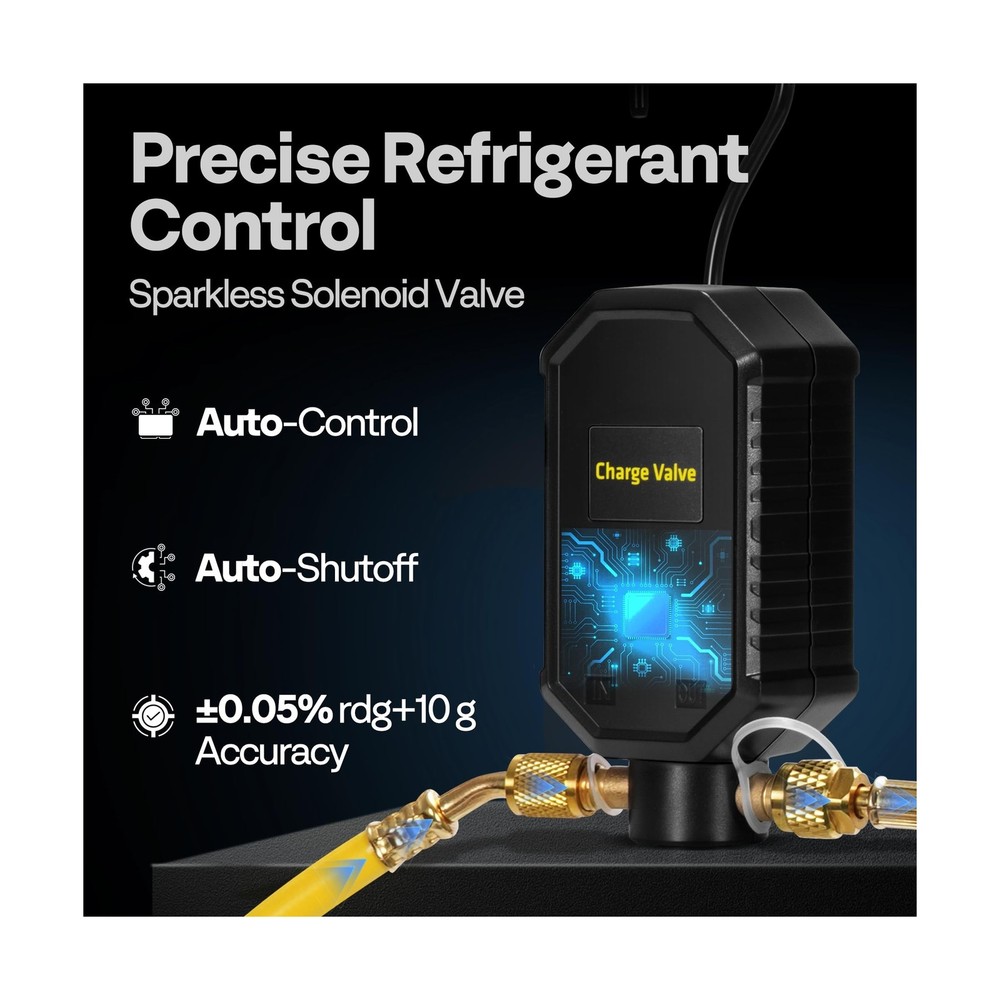 VIVOHOME Electronic Refrigerant Charging Scale with Separate Auto-Dosing Char...