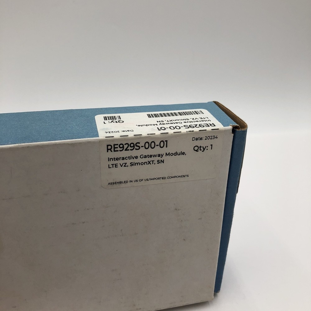Alula RE929S-00-01 Interactive Gateway Module LTE VZ SimonXT SN Open Box