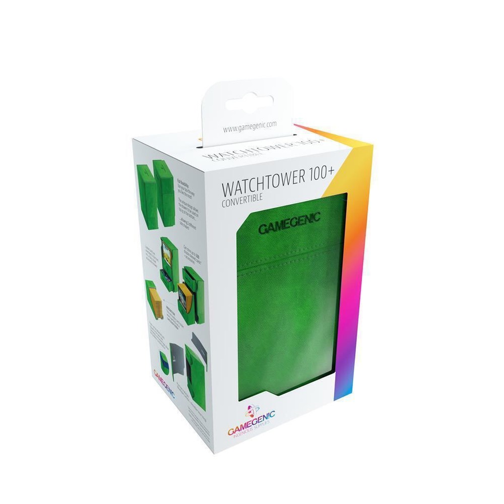 Gamegenic Watchtower Deck Box 100plus Green